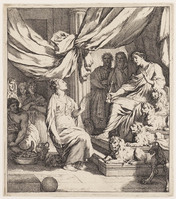 KG 05407
<br/>
De koningin van Seba voor Salomon
<br/>
<em>Lairesse, Gerard de (1641-1711)</em>